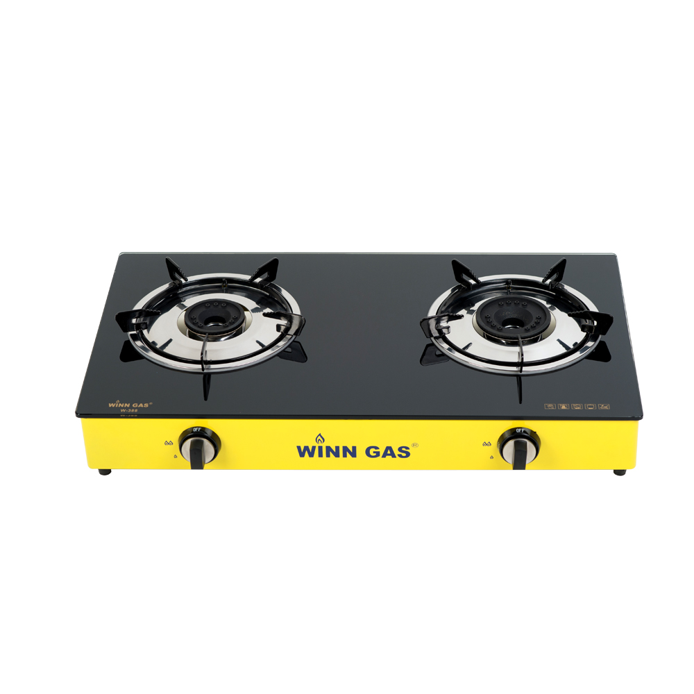 Glass Gas Stove W388 Yellow