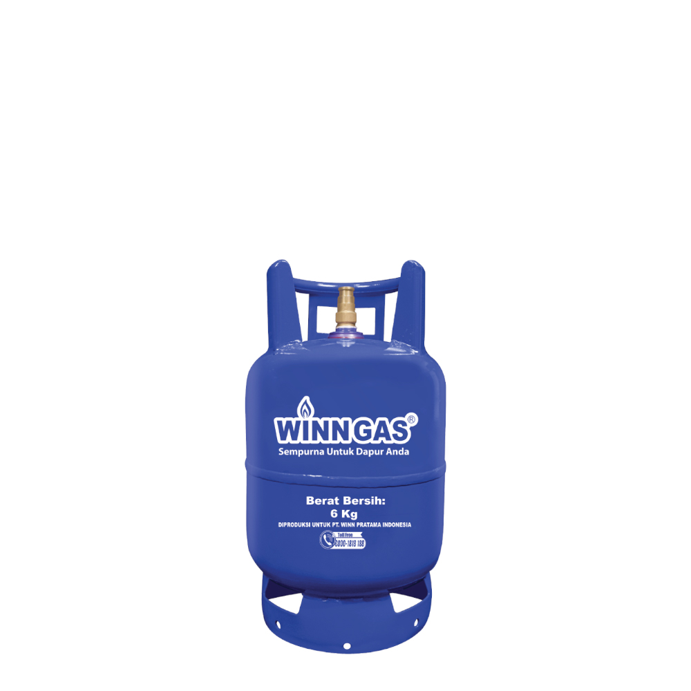 Winn Gas LPG 6 Kg [ Tabung + isi ]