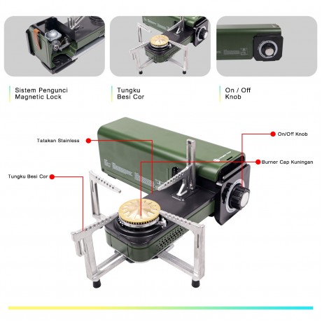 Winn Gas Portable Stove W1F
